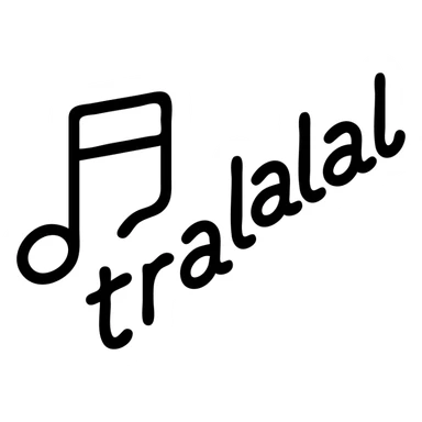 playful design tralalalo tralala sticker