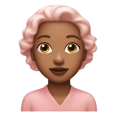 Soft light pink lipbalm  sticker