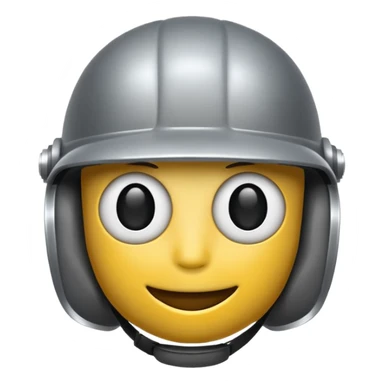 emoji capacete sticker
