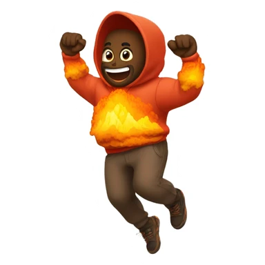 Volcano jumper sticker
