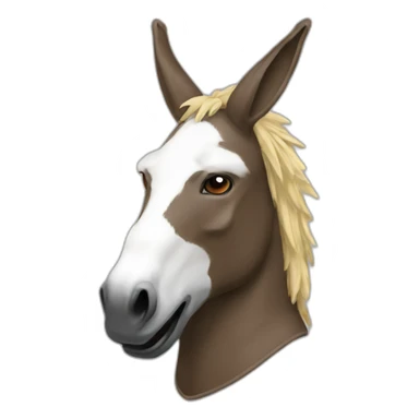 Denver donkey helmet sticker