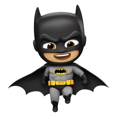 Batman falling in love  sticker