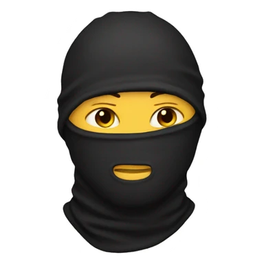 balaclava no cat sticker