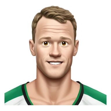 Jonathan Toews as beach bum sticker