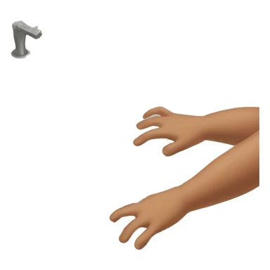 2 little Hands on sink  sticker