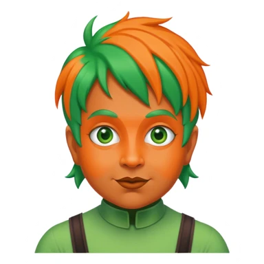 Oompa Loompa from Willy Wonka sticker