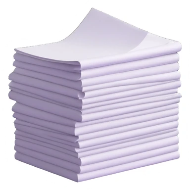 small stack of papers sticker