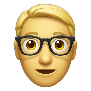 Topo occhiali sticker