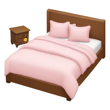 A pretty pink bed sticker