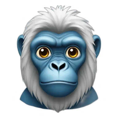 blue gorilla sticker