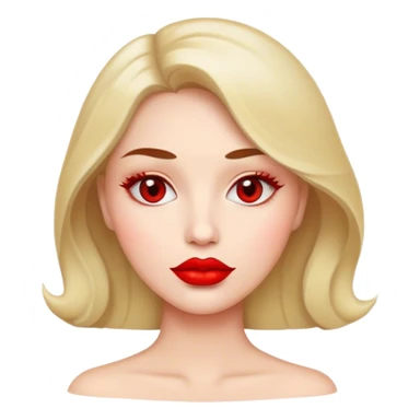 Come on lips sticker