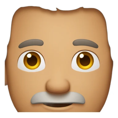 a man in his 50s receeding brown hair smiling  sticker