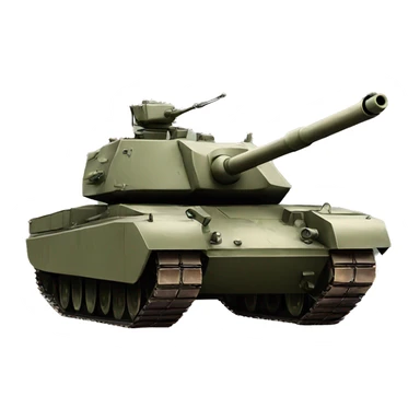 Military tank sticker