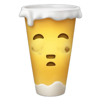 Emoji qui soupire en soufflant sticker