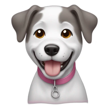 Floss the dog sticker