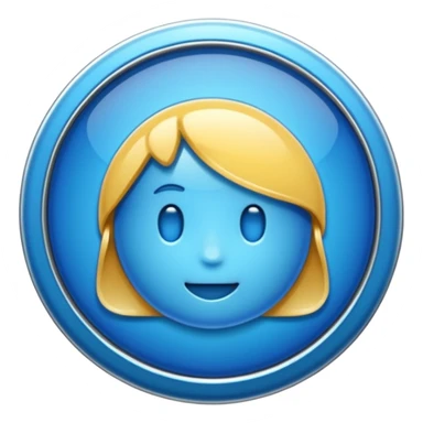 Fb blue badge sticker