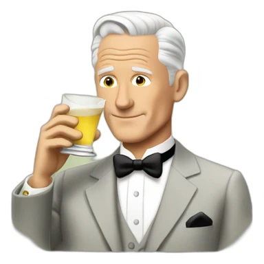 Roger Sterling Don Draper drinking sticker