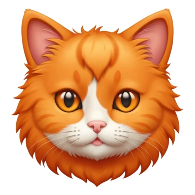 A little orange kitty  sticker