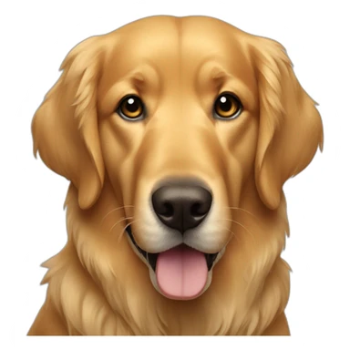 Bedouin golden retriever sticker