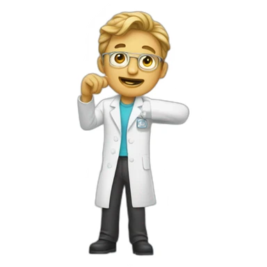 Un vététiste qui fait un dab sticker