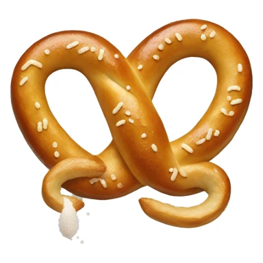 Bretzels with salt in it  sticker