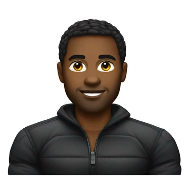 Black man in a dodge challenger hellcat sticker