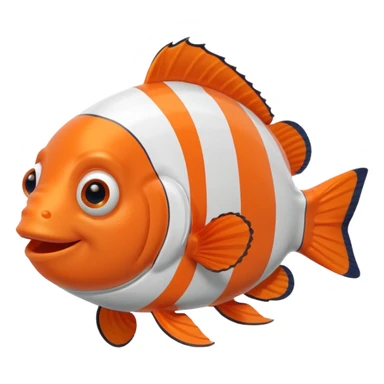 nemo fish, front view sticker