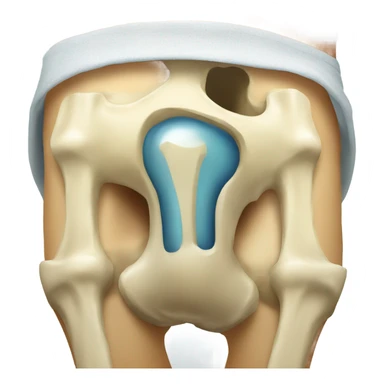 Total knee replacement sticker