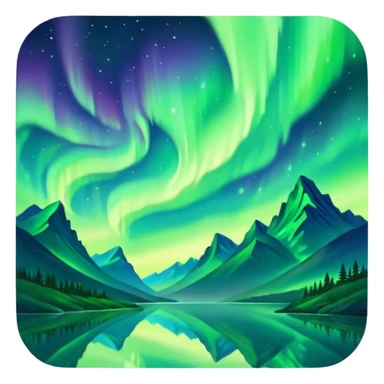 only northern light sticker