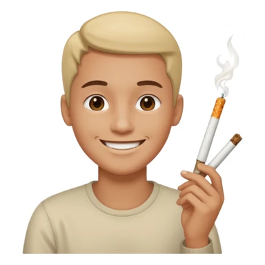 Peux tu me faire un fumeur de joint  sticker