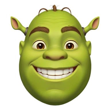 Shrek on high  sticker
