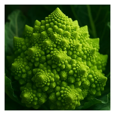 chou romanesco, style 3 sticker