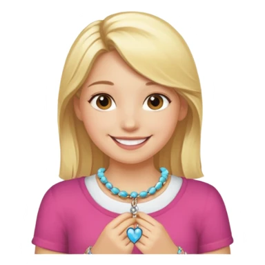 Charm Bracelet Girl sticker