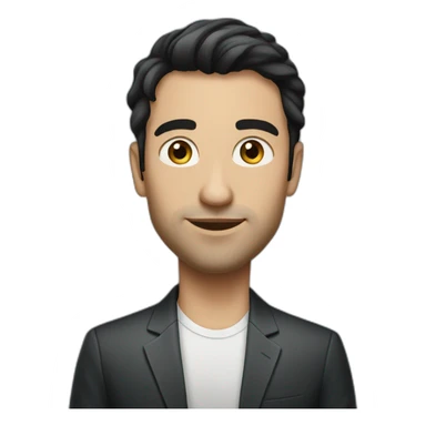 dark haired, 30 year old, caucasian, billionaire sticker