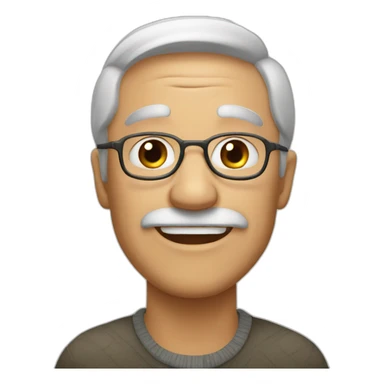 Old man in love  sticker