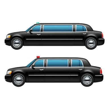 black limo sticker