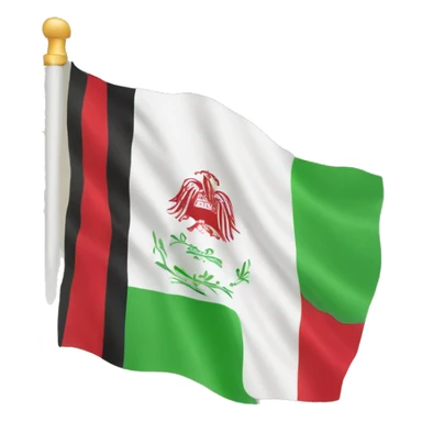 New Afghanistan flag sticker