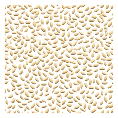 sesame seeds sprinkled on a surface sticker