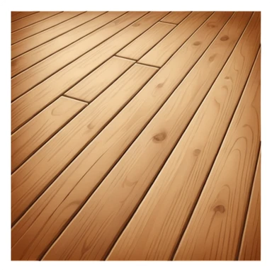 Create a 3D perspective image of a wooden floor. sticker