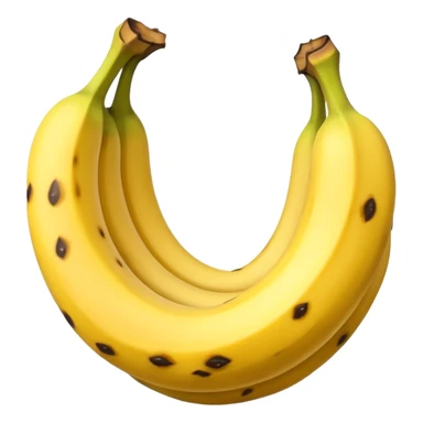 Not peeled banana sticker