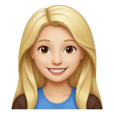 queen-in-game-of-throne, long blonde, smile sticker