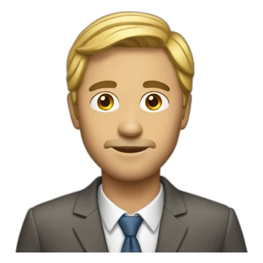 Un homme en costume sticker