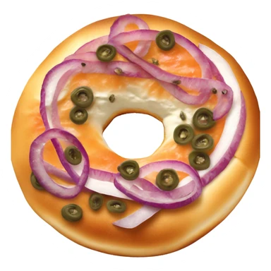 bagel with lox  sticker
