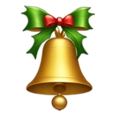 Christmas bell sticker