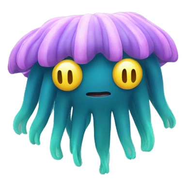 Smiley sea anemone sticker