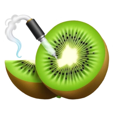 vape kiwi sticker