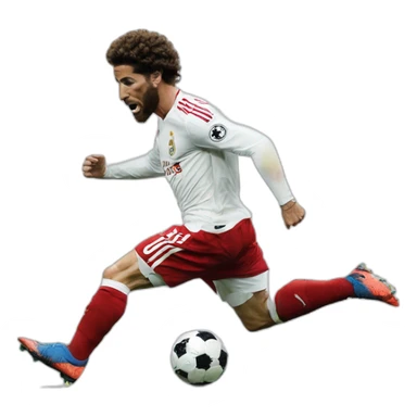 sergio ramos 2 footing salah sticker