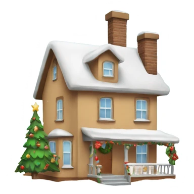 christmas home sticker