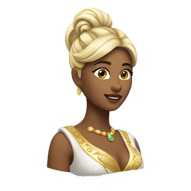 diosa pandora saludando sticker