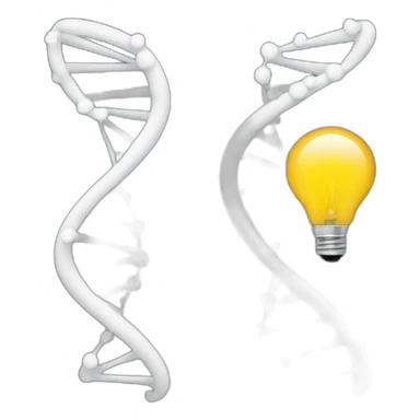 dna,insight, bulb sticker